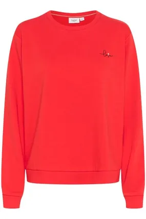 Saint Tropez 30513886 JettiSZ Red Love Sweatshirt
