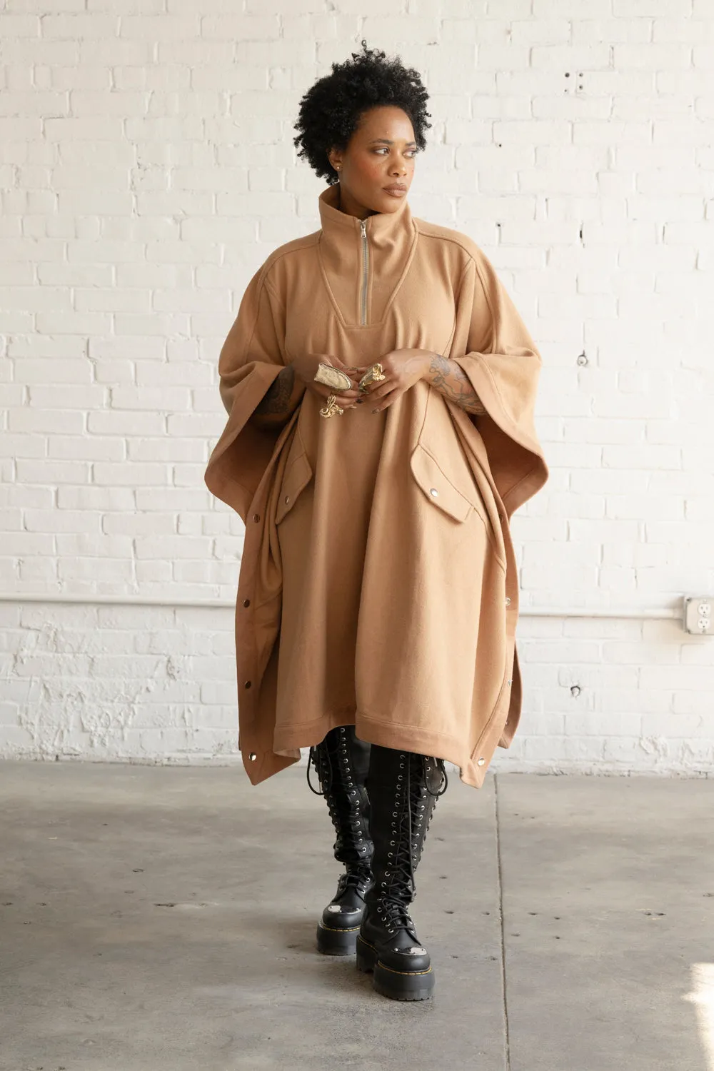Signature Wool Poncho