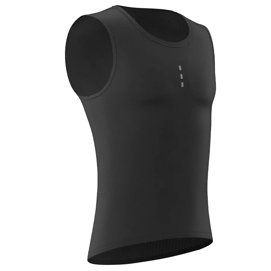 Souke Sports Men's Quick Dry Sleeveless Cycling Base Layer- CS1100 - Black