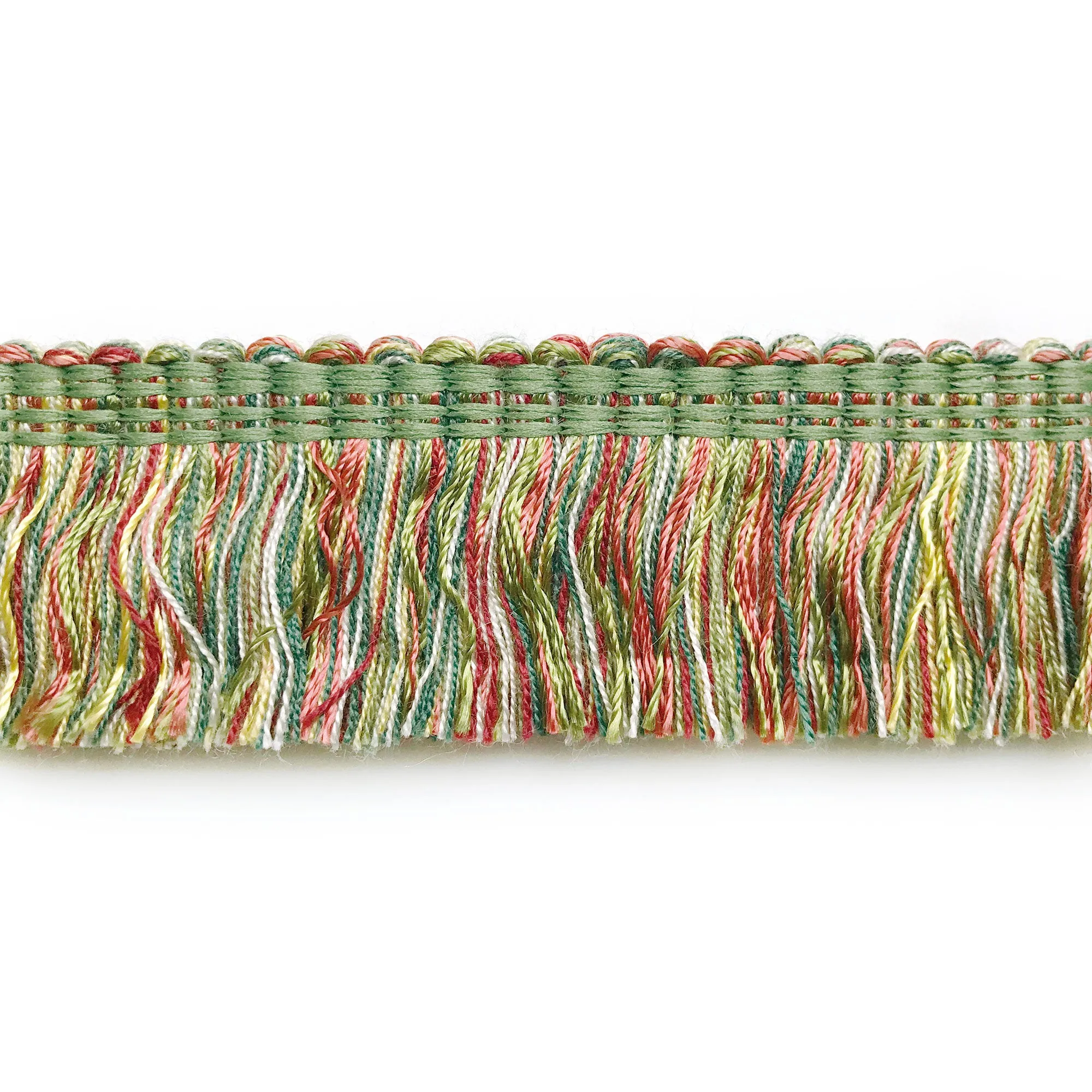Spring Toned High Quality Decorative Brush Fringe Trim by the yard