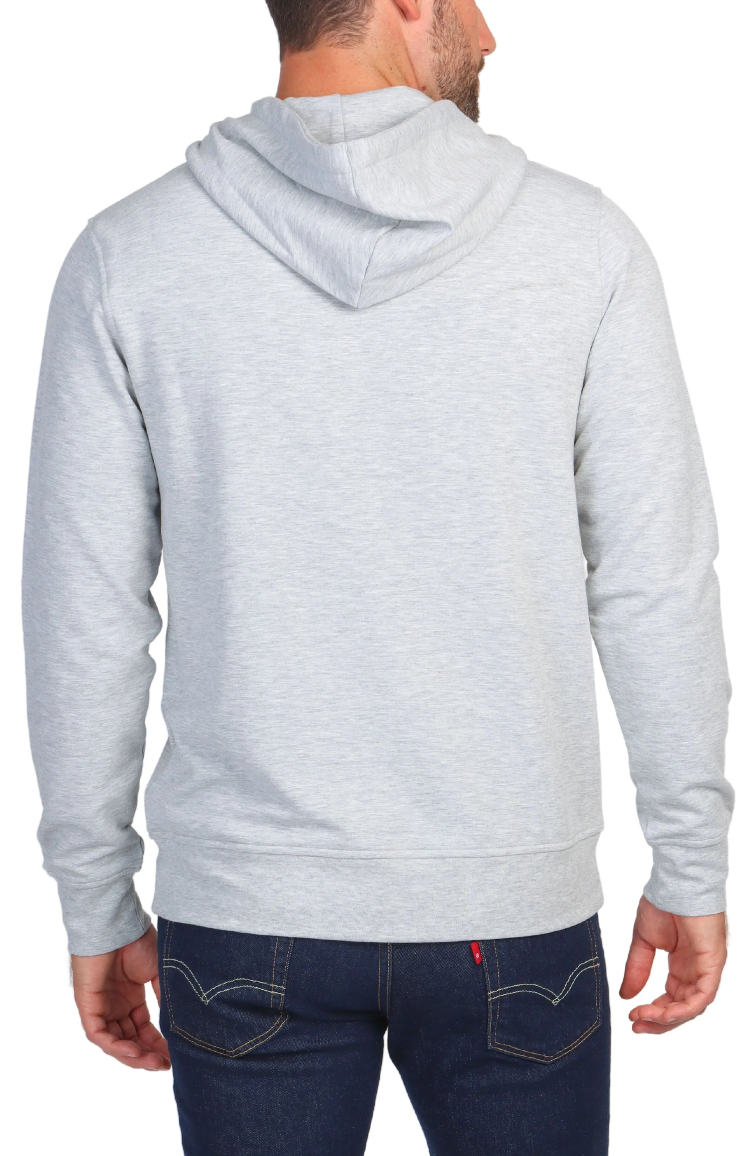 Sueded Fleece Pullover Hoodie