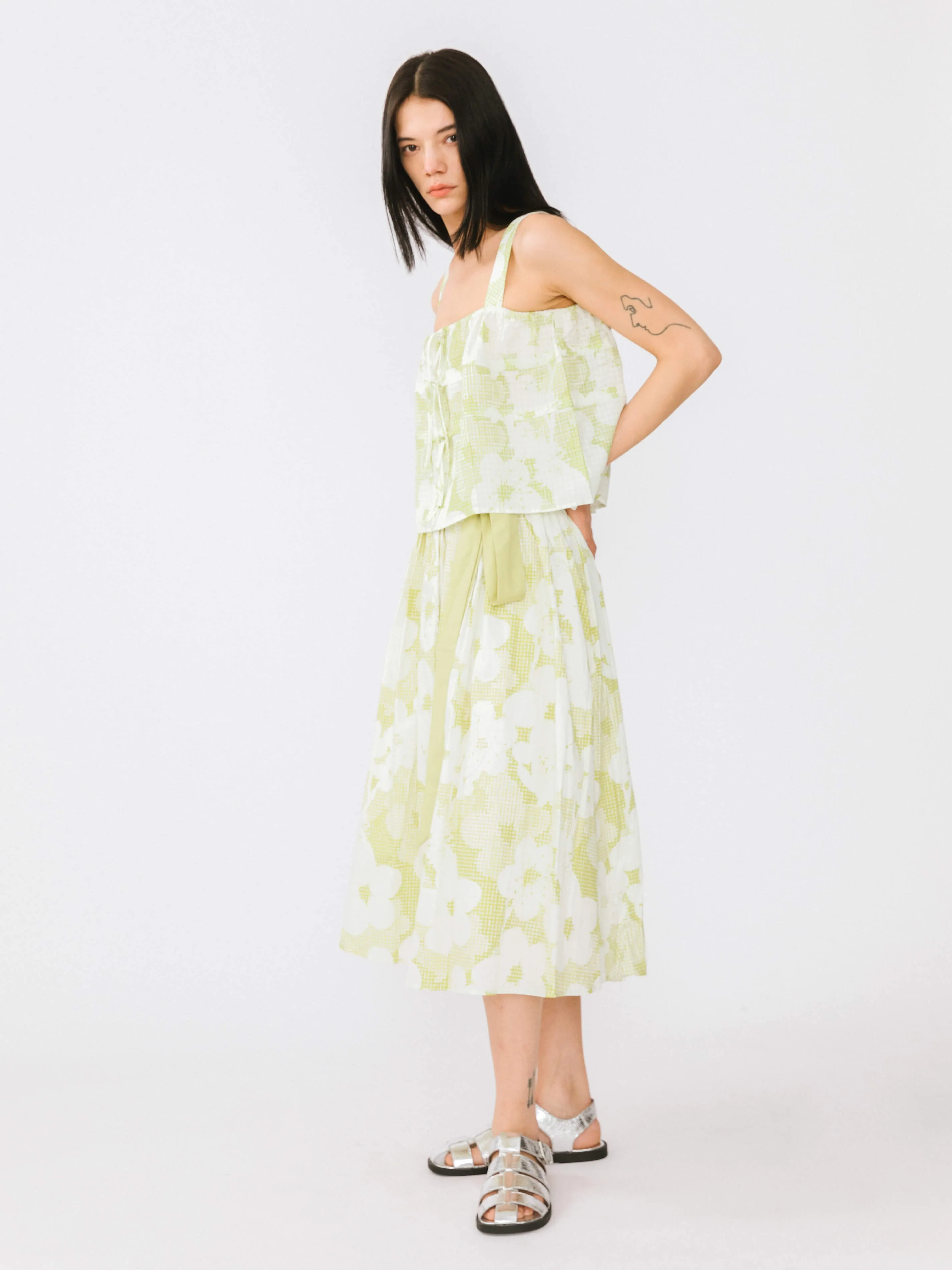 Tiered Floral Cami Top