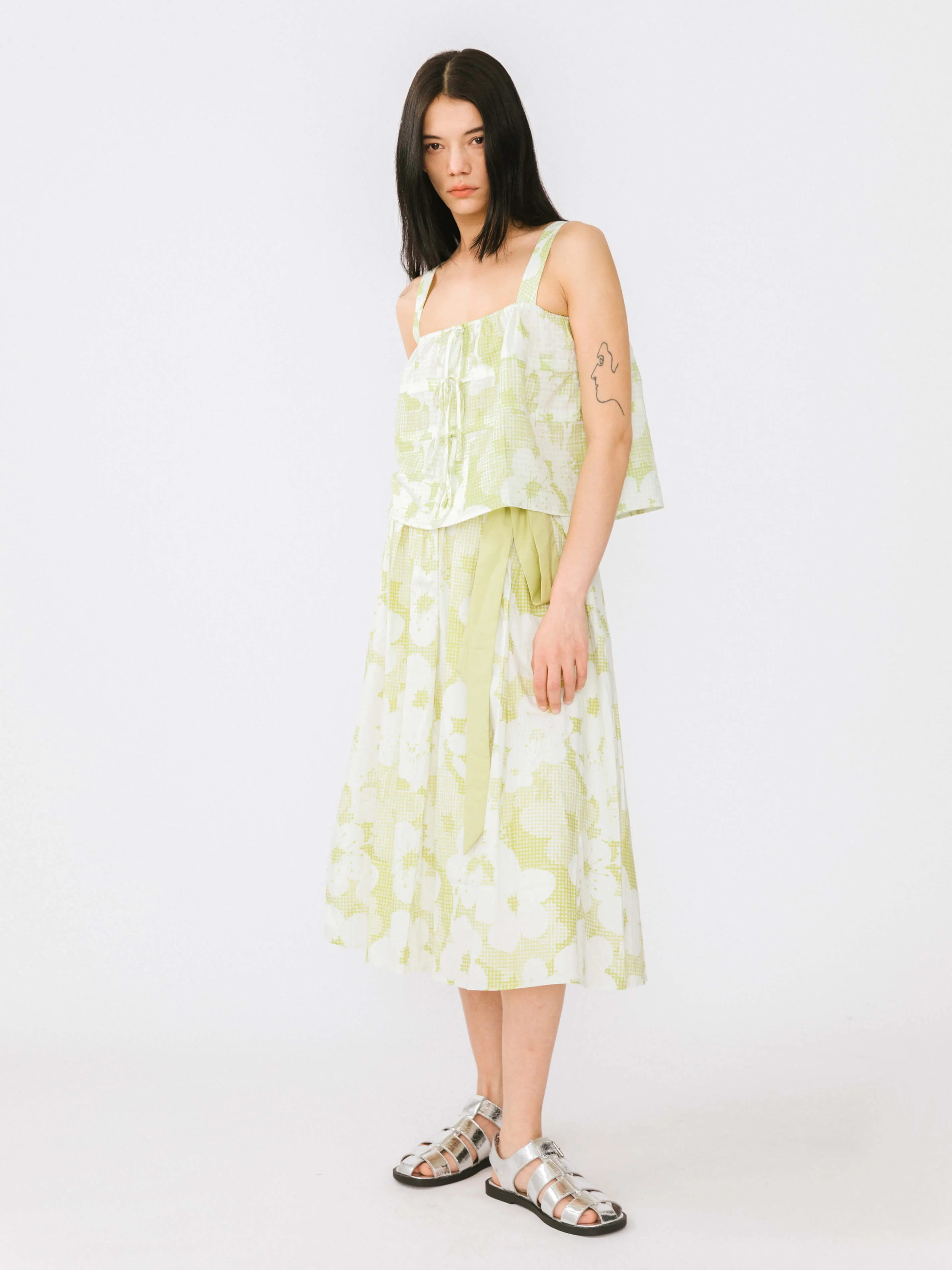 Tiered Floral Cami Top