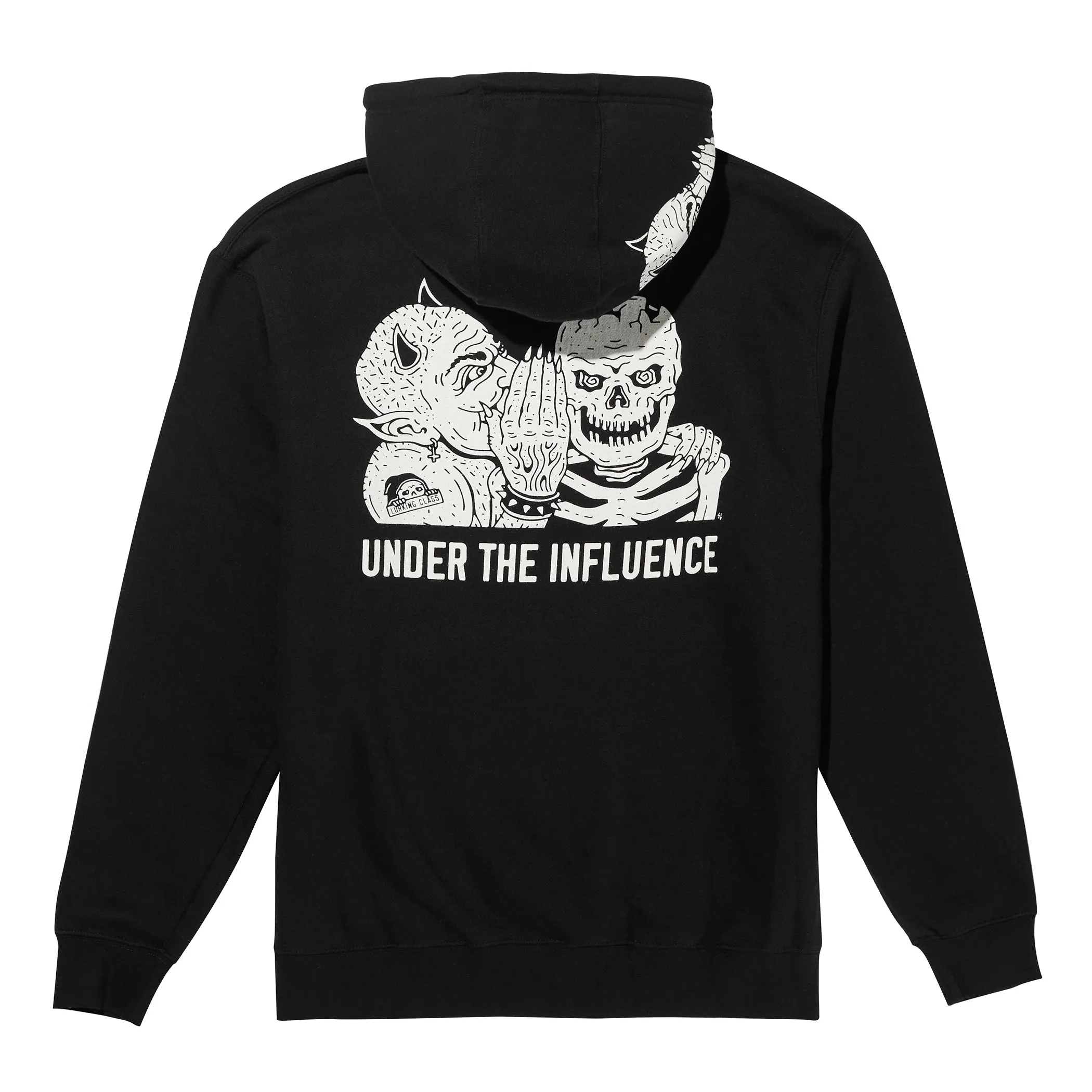 Under The Influence Pullover Hoodie - Black