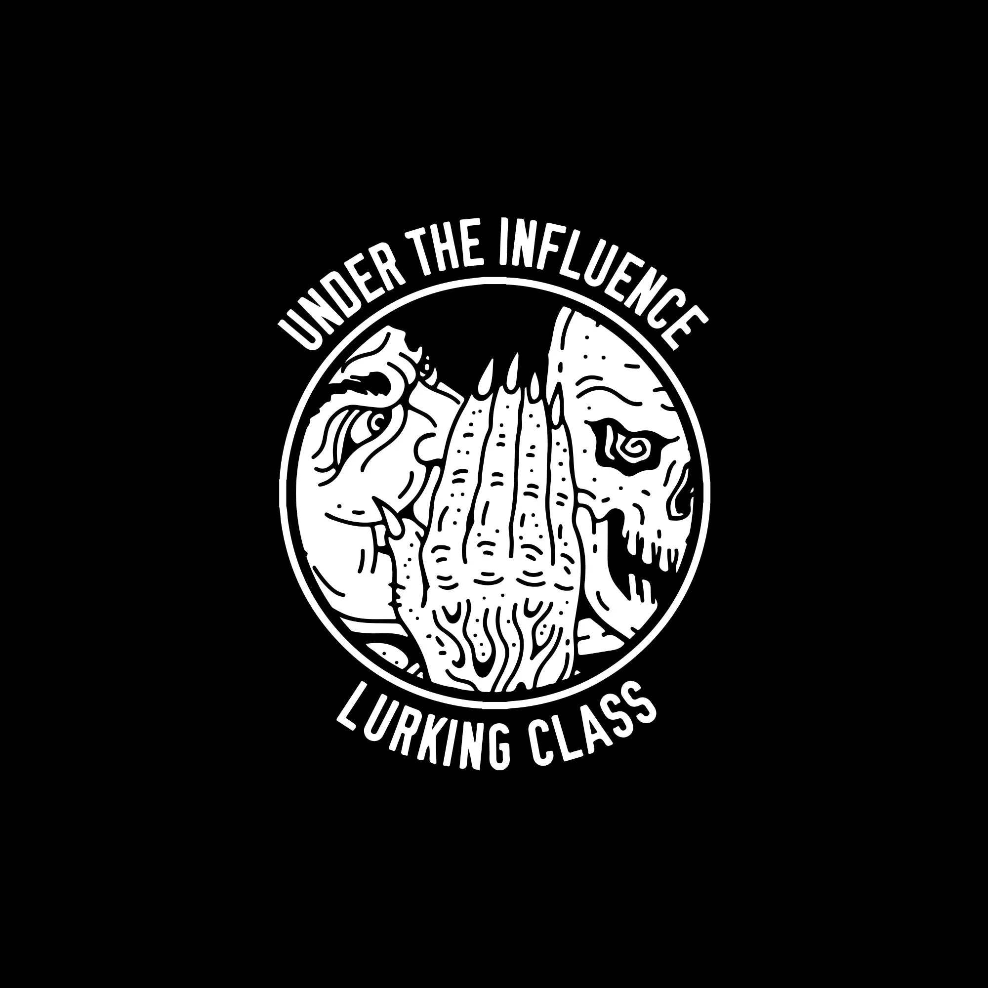 Under The Influence Pullover Hoodie - Black