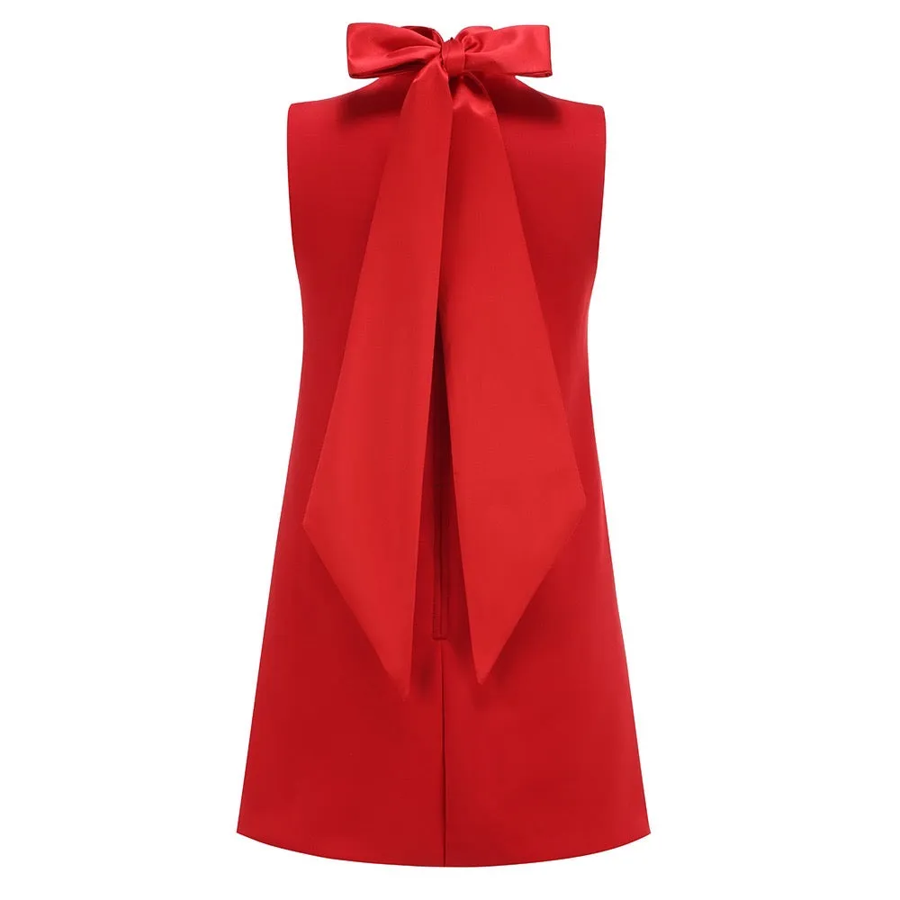VORA High Neck Flowers Bodycon Dress