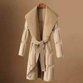 Women's Cashmere Down Coat