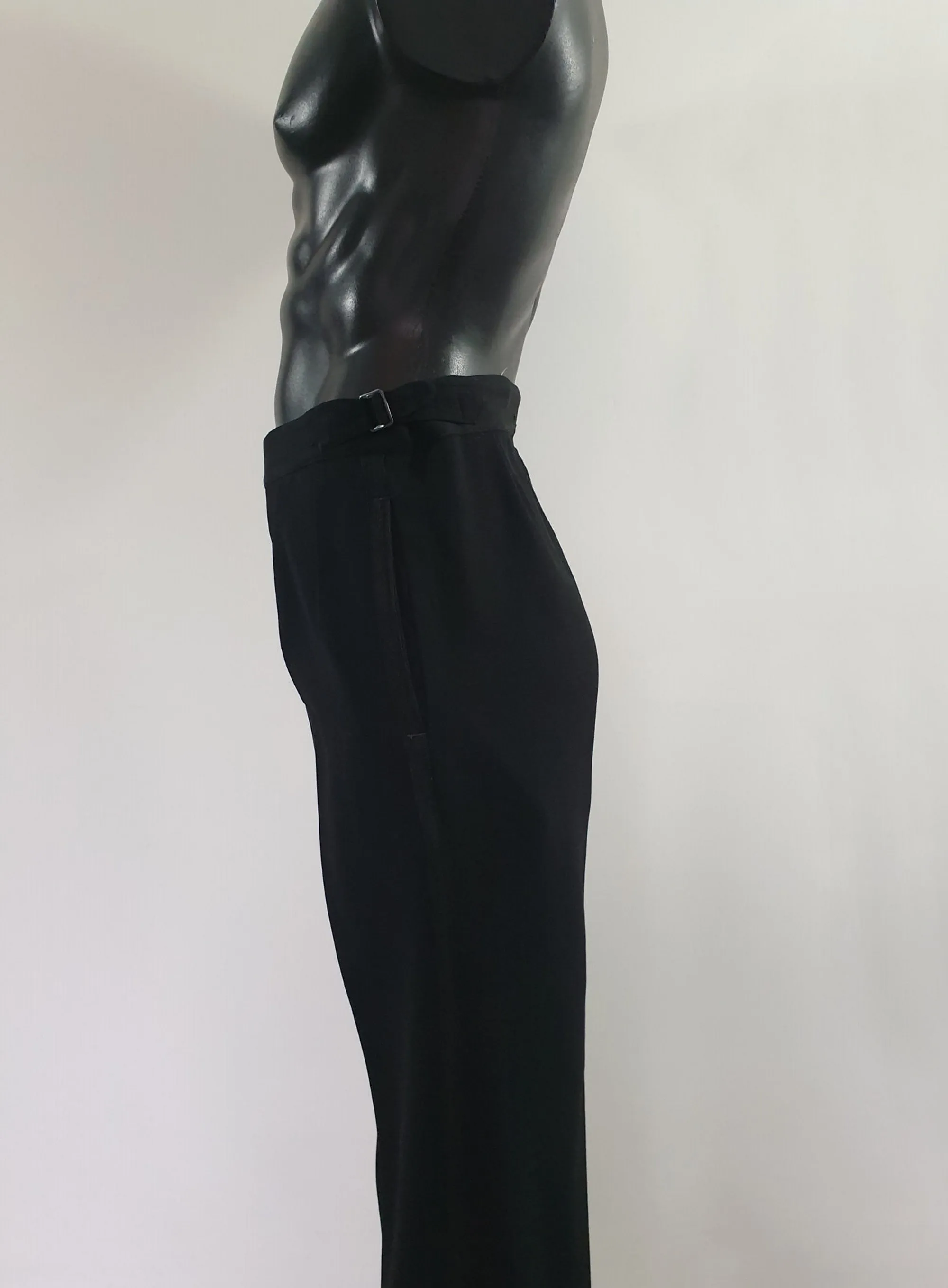 Wool Pleat Front Dress Pants - M