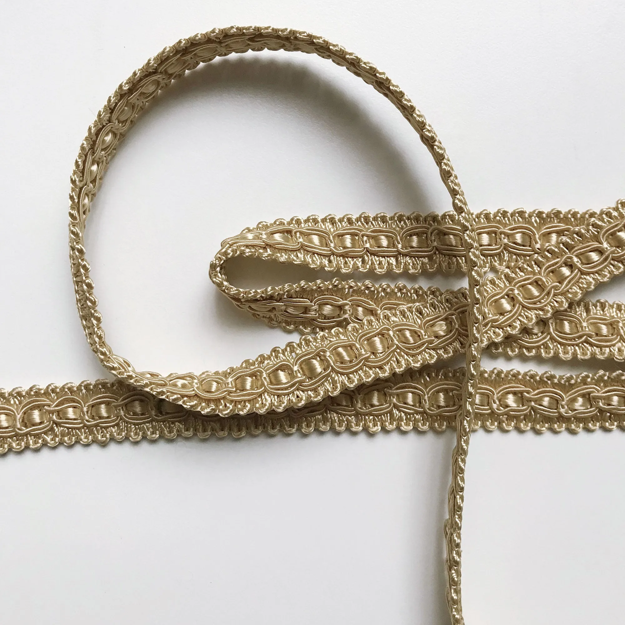 Yellow High Quality Decorative Gimp Trim by the yard