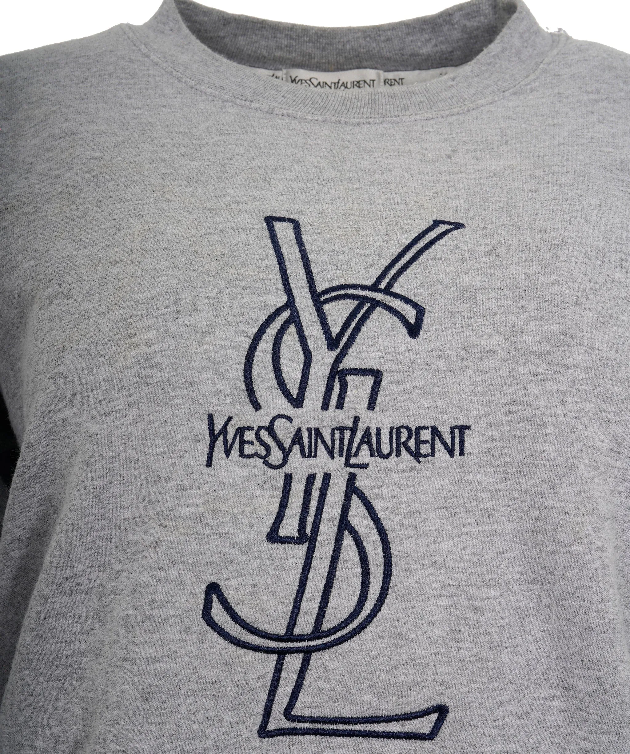 YSL Grey Crewneck Jumper  ALL0609