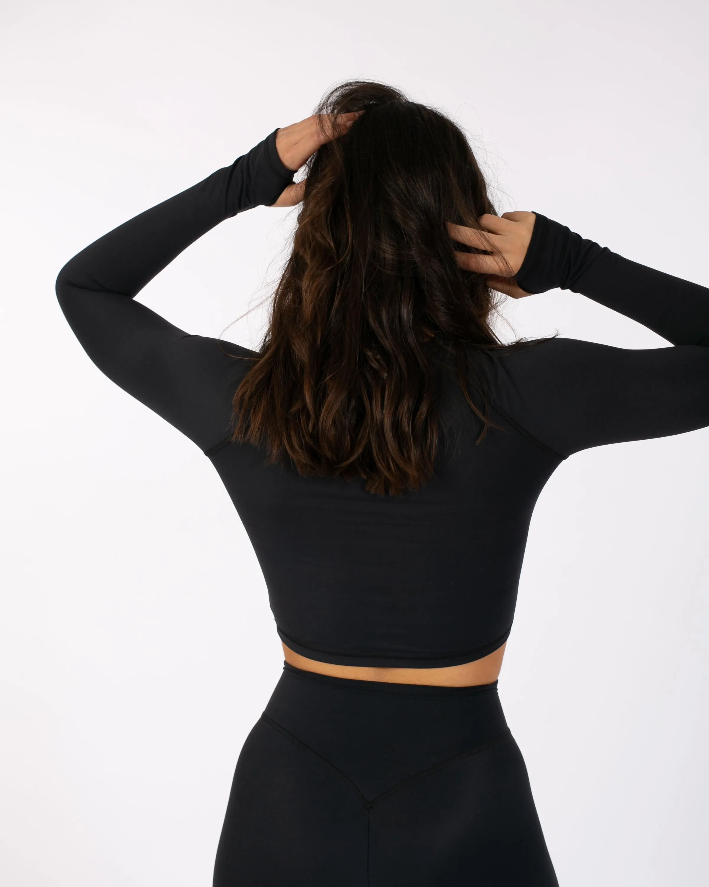Zen Crop Top 2.0 - Infinity Black